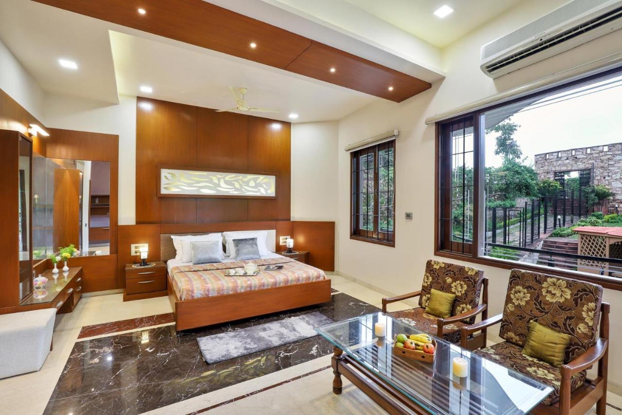 Stayvista'S Prakriti Farms With Outdoor Pool, Complimentary Breakfast And Hi-Tea Удайпур Экстерьер фото